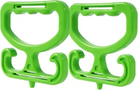 2-Pack Grocery Bag Carrier, Heavy Duty Grocery Bag Holder, Each Holds Up to 100lbs  Comfortable Grip for Carrying Shopping Bags, Grocery Bags, Buckets & More