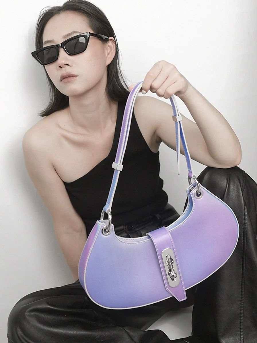 3D Gradient Small Square Chain Bag