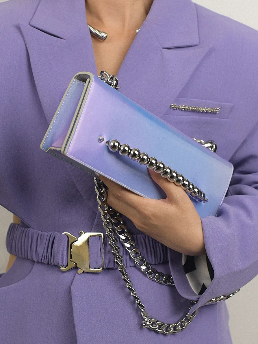 3D Gradient Small Square Chain Bag