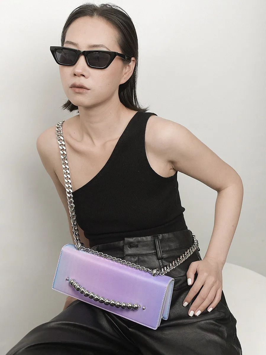 3D Gradient Small Square Chain Bag