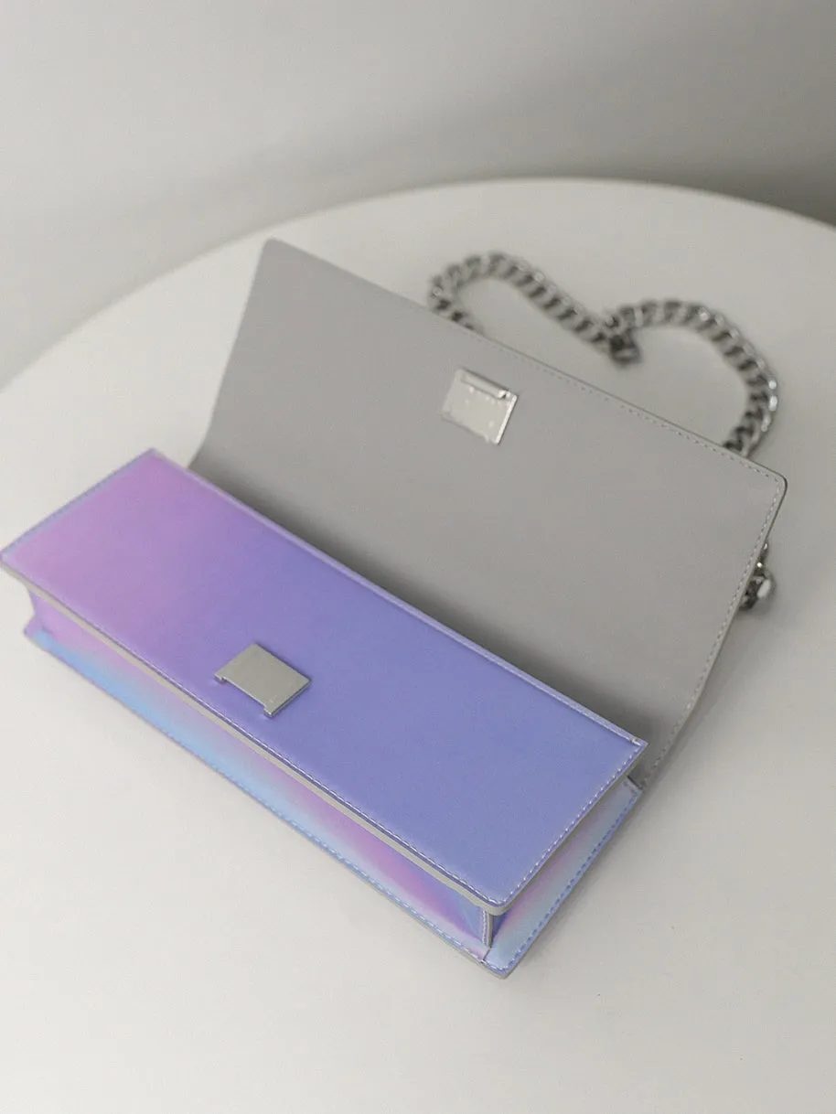 3D Gradient Small Square Chain Bag