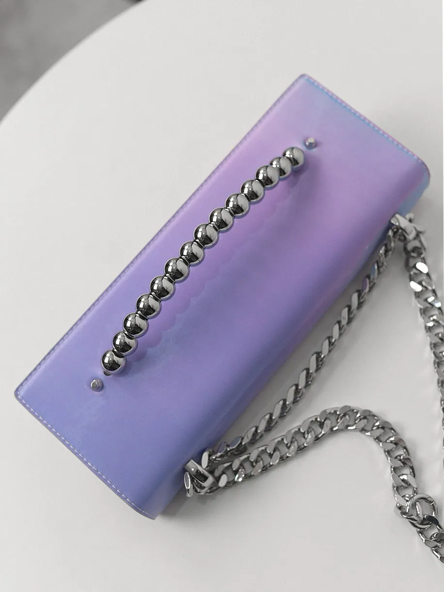 3D Gradient Small Square Chain Bag