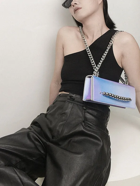 3D Gradient Small Square Chain Bag