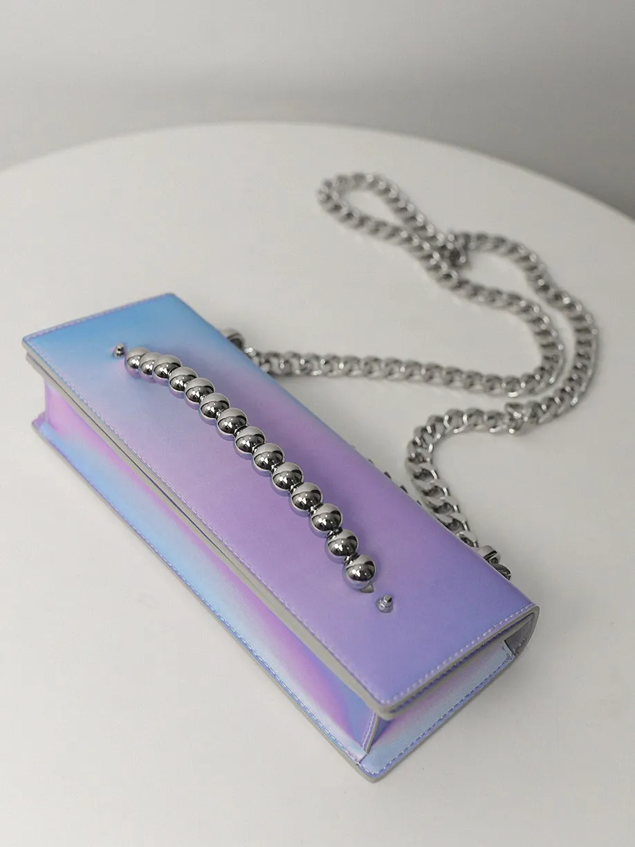 3D Gradient Small Square Chain Bag
