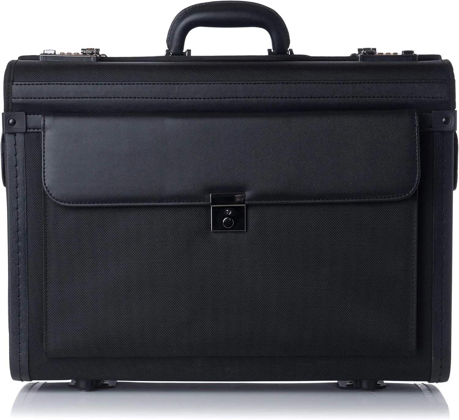 Alpine Swiss Rolling 17" Laptop Briefcase on Wheels Attache Lawyers Case Legal Size