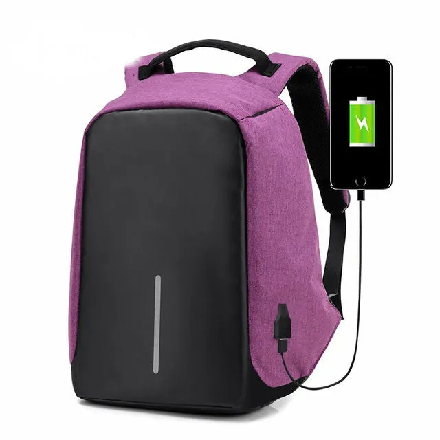 Anti-theft backpack Multifunction USB Charge Men 15inch Laptop Backpacks School Bags Travel Backpack