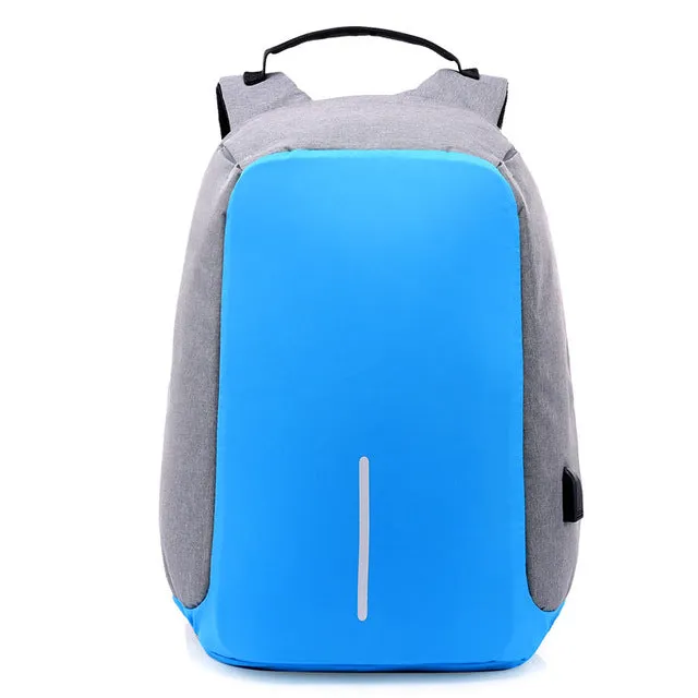 Anti-theft backpack Multifunction USB Charge Men 15inch Laptop Backpacks School Bags Travel Backpack