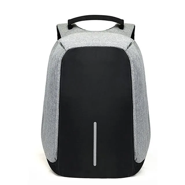 Anti - theft Waterproof backpack with USB external charge