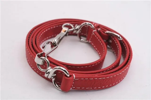 Authentic BALENCIAGA Bazar Shopper XS 2Way Hand Bag Leather 517166 Red 1333F