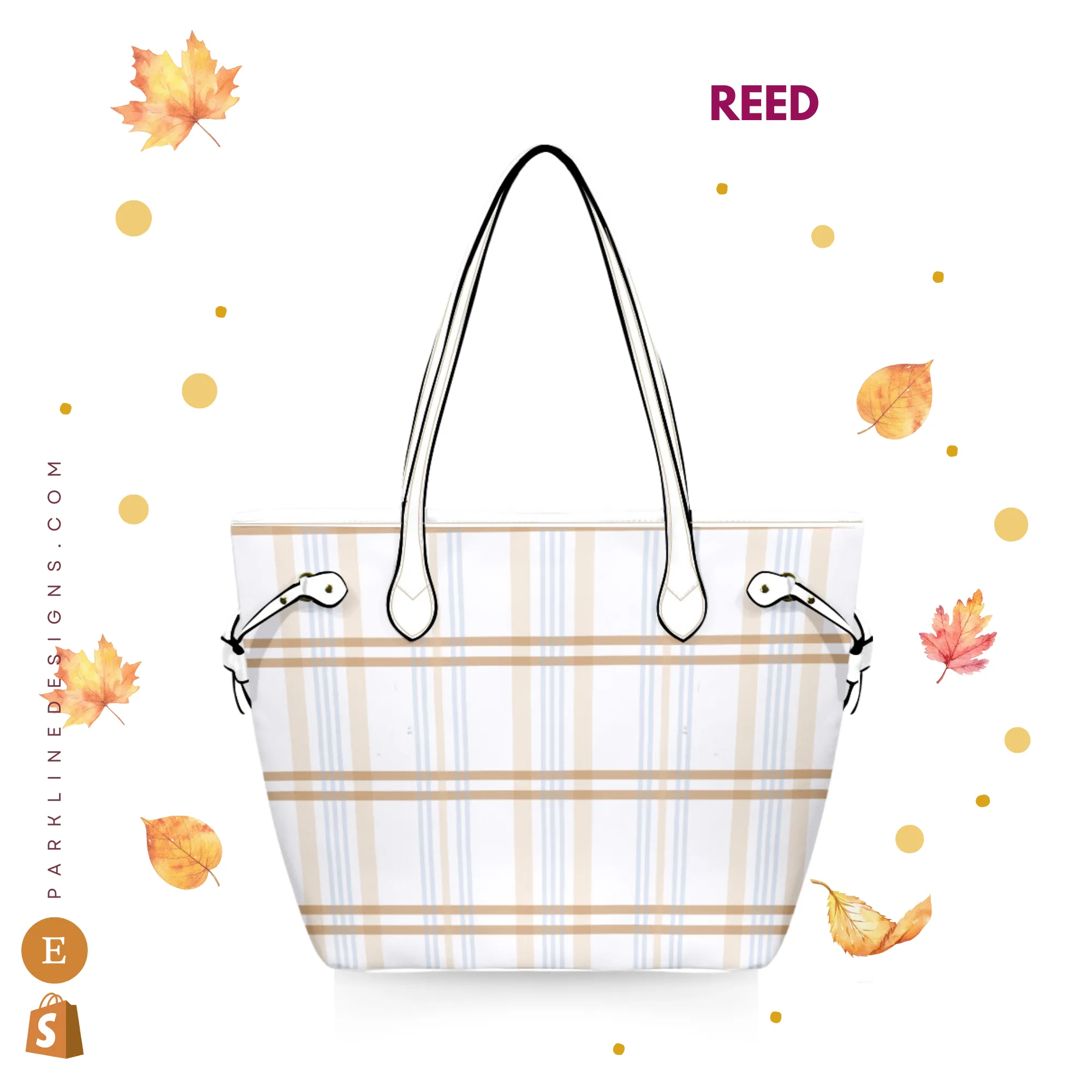 Autumn Floral Leather Bag | Watercolor Peonies Pattern | Perfect Gift for Her | Elegant & Durable Fashion Tote