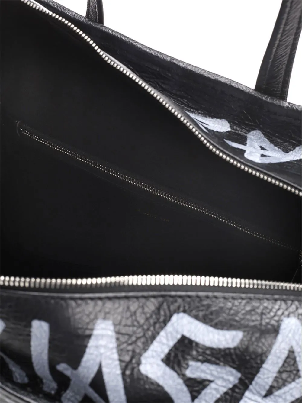 Balenciaga Bazar Graffiti M Shopper Tote Bag