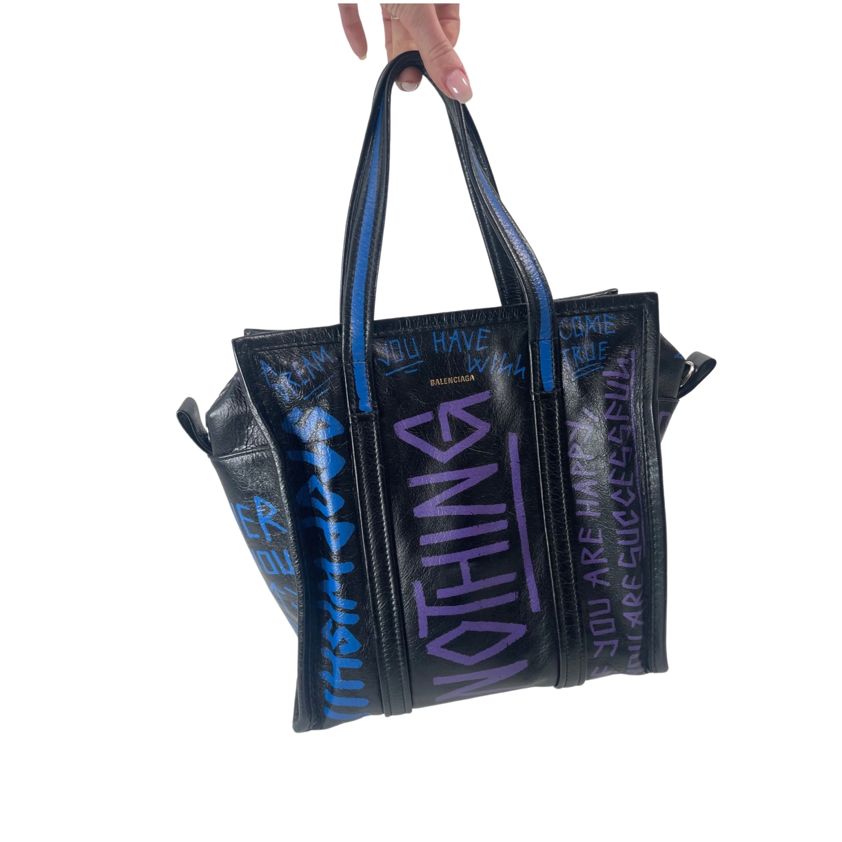 Balenciaga Graffiti S Bazar Shopper Tote