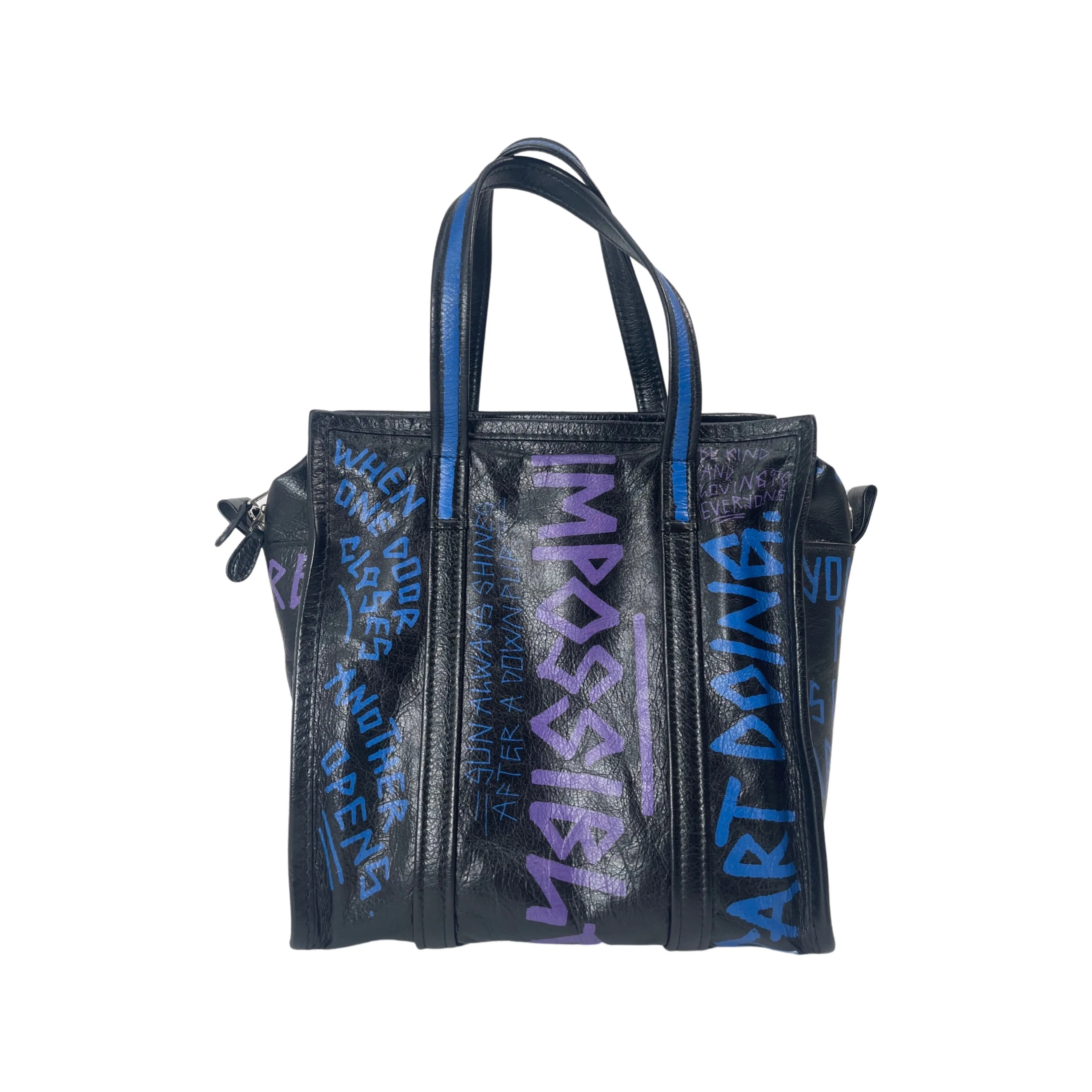 Balenciaga Graffiti S Bazar Shopper Tote