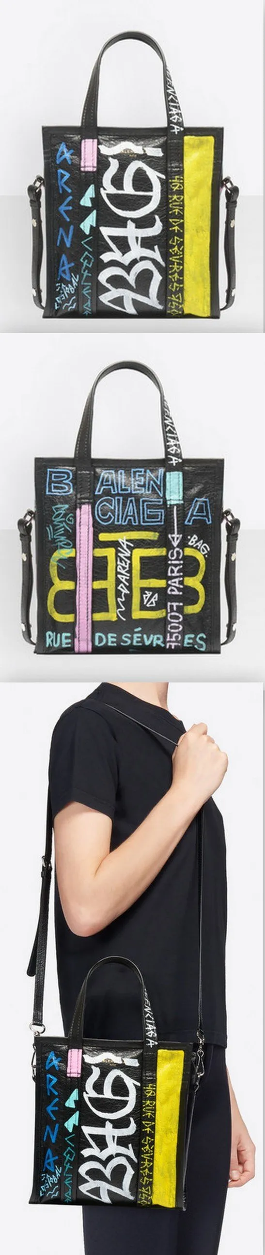 Bazar Shopper XS Graffiti Bag