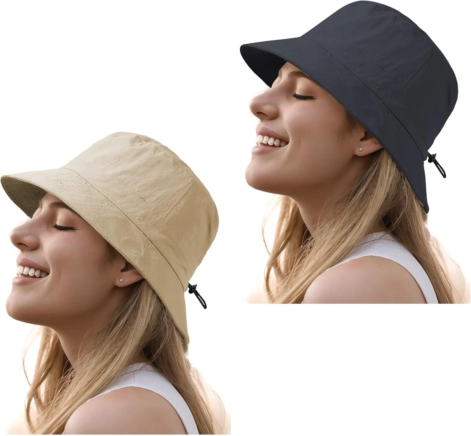 Bucket Sun Hat for Women&Man, UPF50 /Lightweight/Quick-Dry/Waterproof Fishing Hat for Fishing/Camping/Gardening