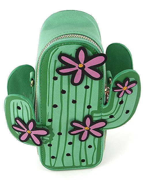 Cacti Crossbody Handbag