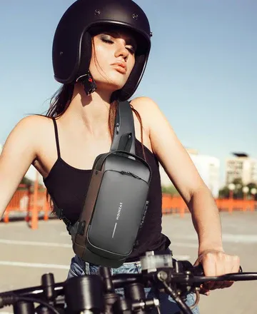 Carbon Fiber Anti-Theft Backpack