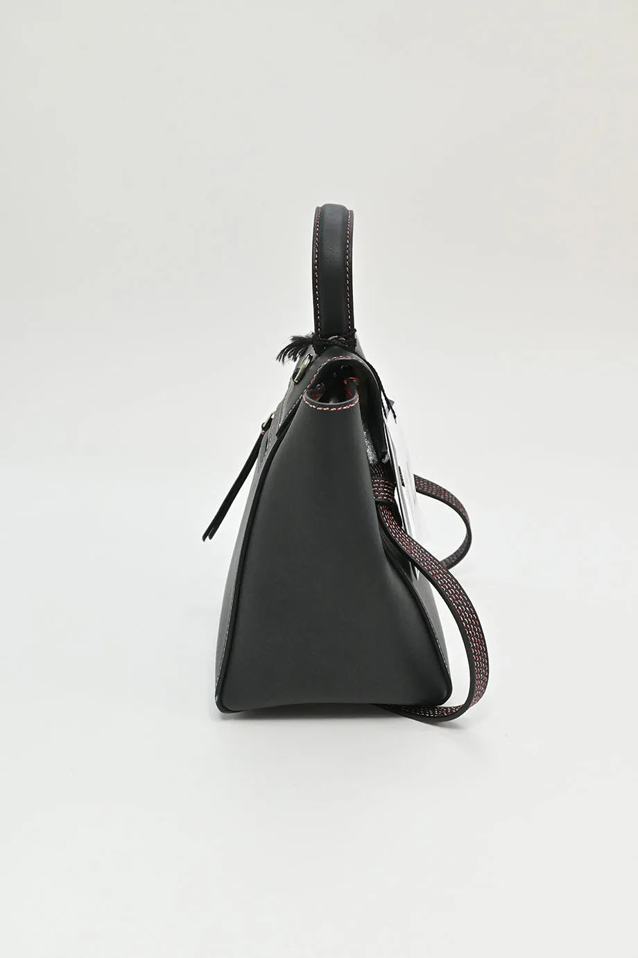CELINE Black smooth calfskin Micro Stitch Belt Bag
