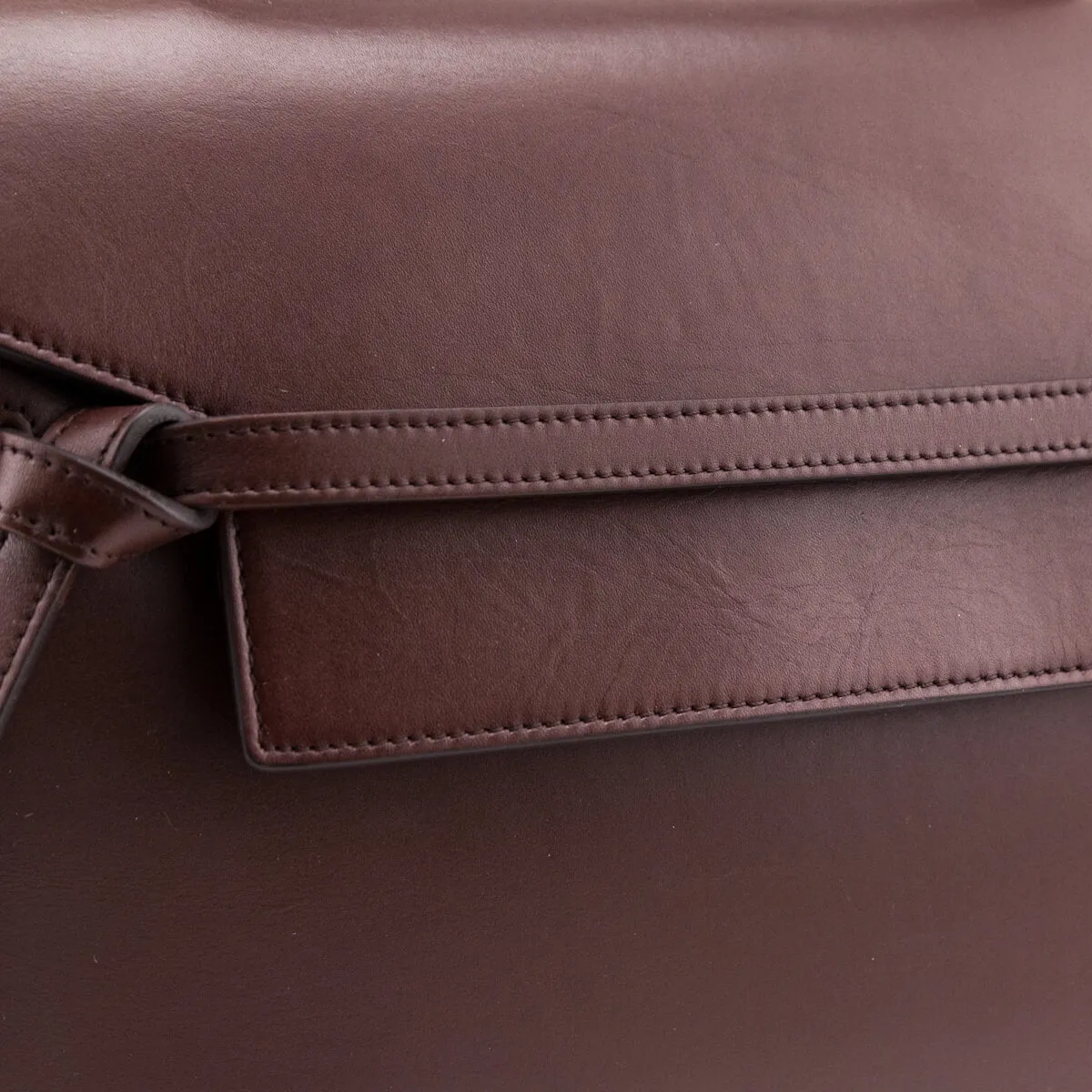 Celine Bordeaux Smooth Calfskin Mini Belt Bag