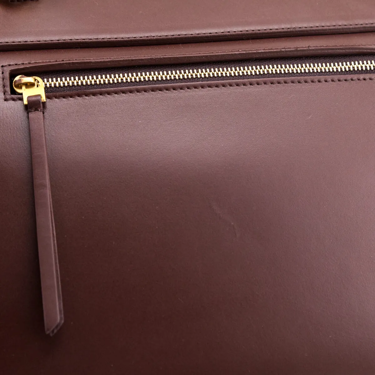 Celine Bordeaux Smooth Calfskin Mini Belt Bag