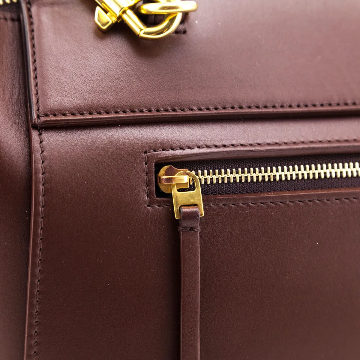 Celine Bordeaux Smooth Calfskin Mini Belt Bag