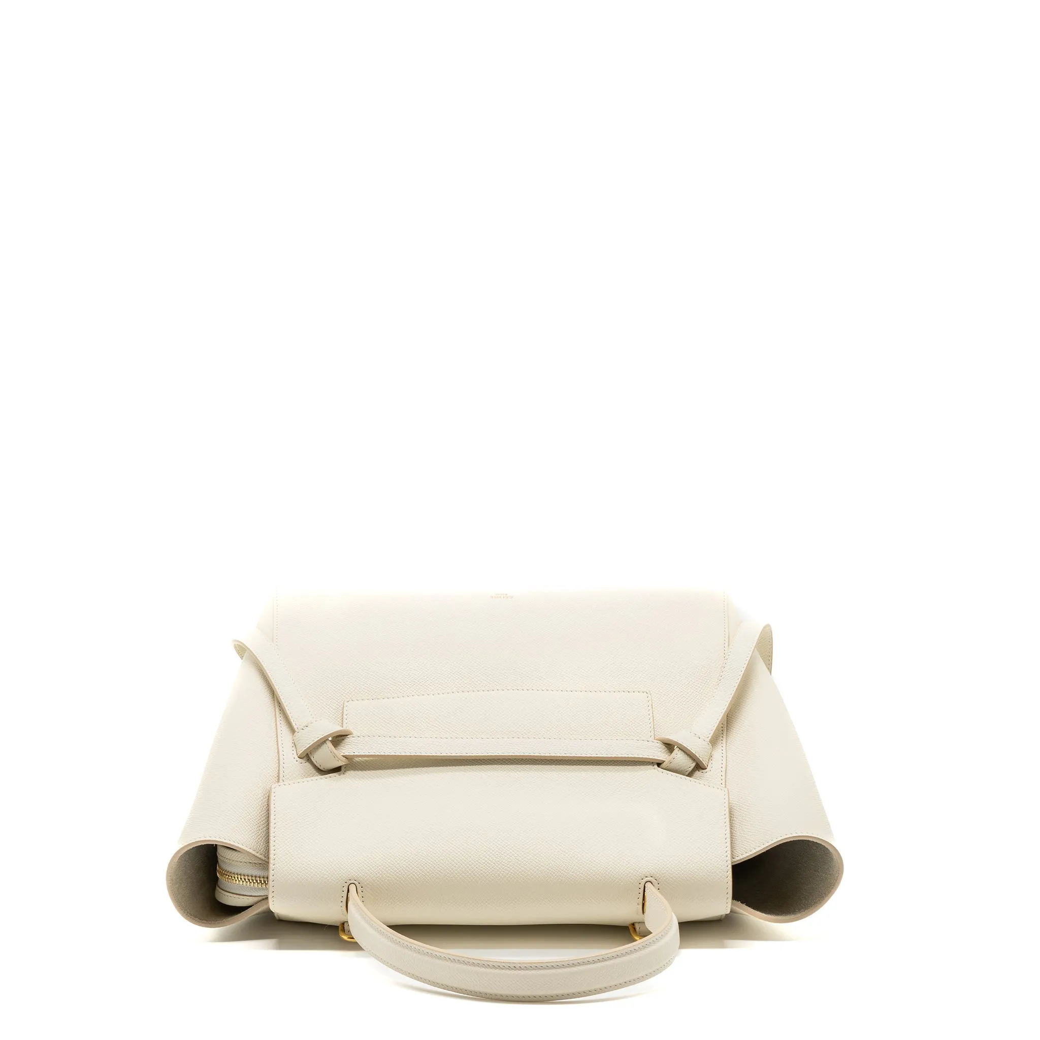 Celine Mini Belt Bag Grained Calfskin White