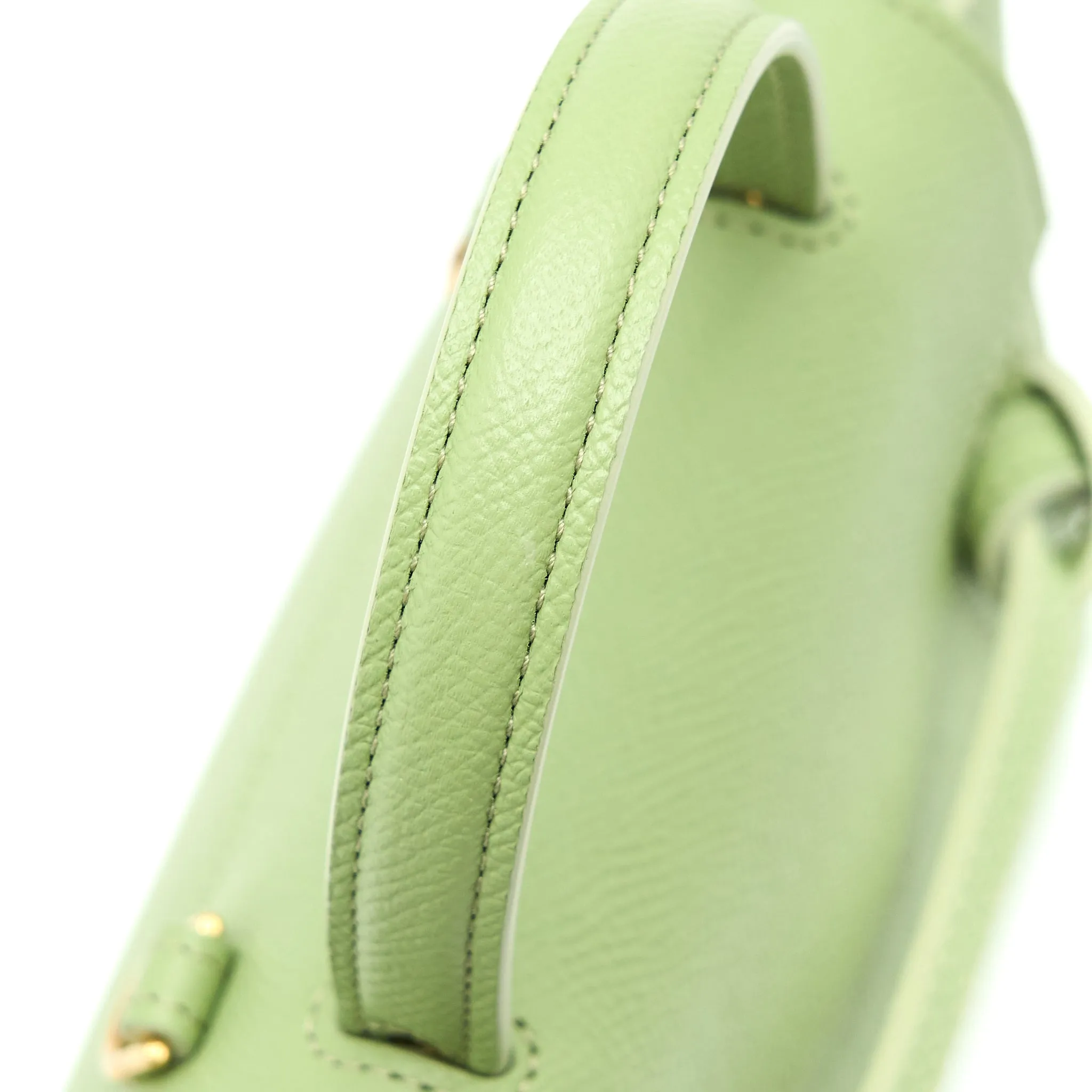 Celine Pico Belt Bag Grained Calfskin Light Green