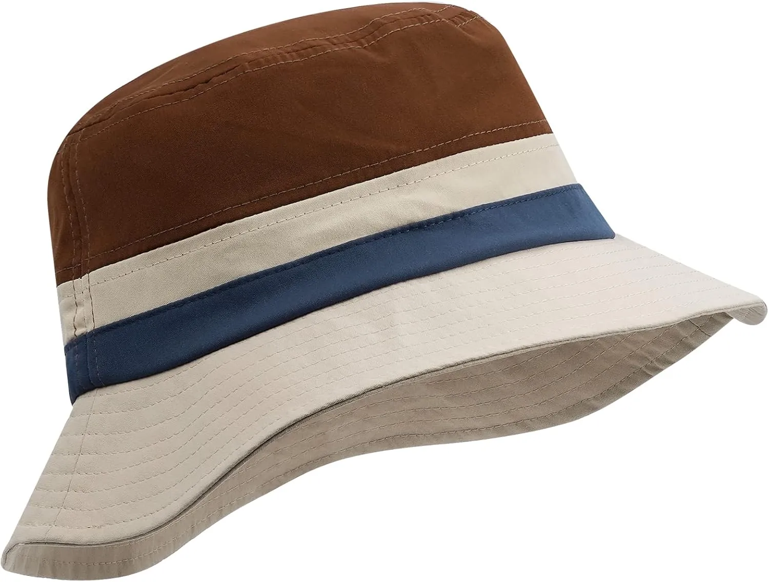 Clakllie Cotton Fisherman Cap Unisex Bucket Hat Foldable Lightweight UV Protation Caps Hiking Travel Hats Outdoor Sports Cap