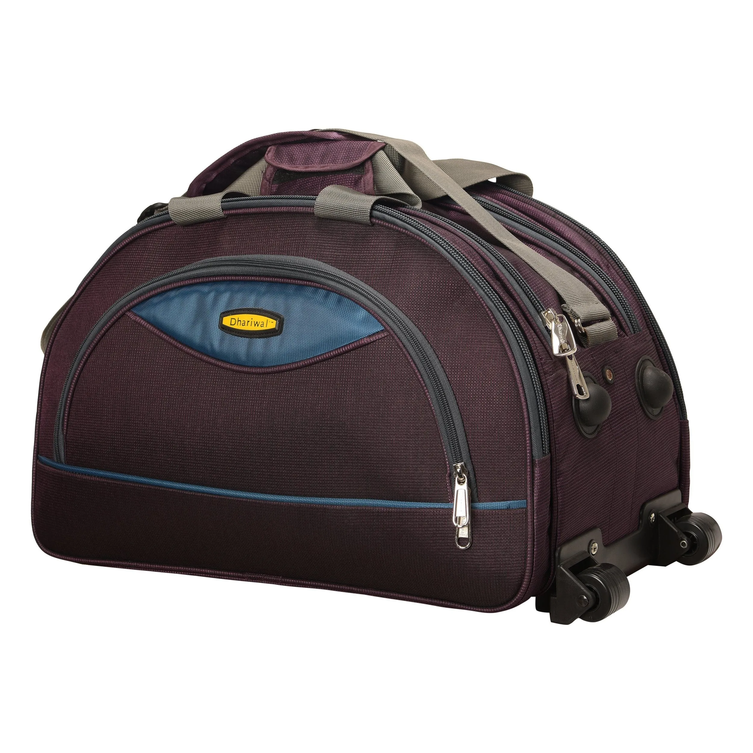 Dhariwal Rolling Trolley Duffle Bag [Size 20"] [Capacity(in L) 50L] [Model No. DB-704]