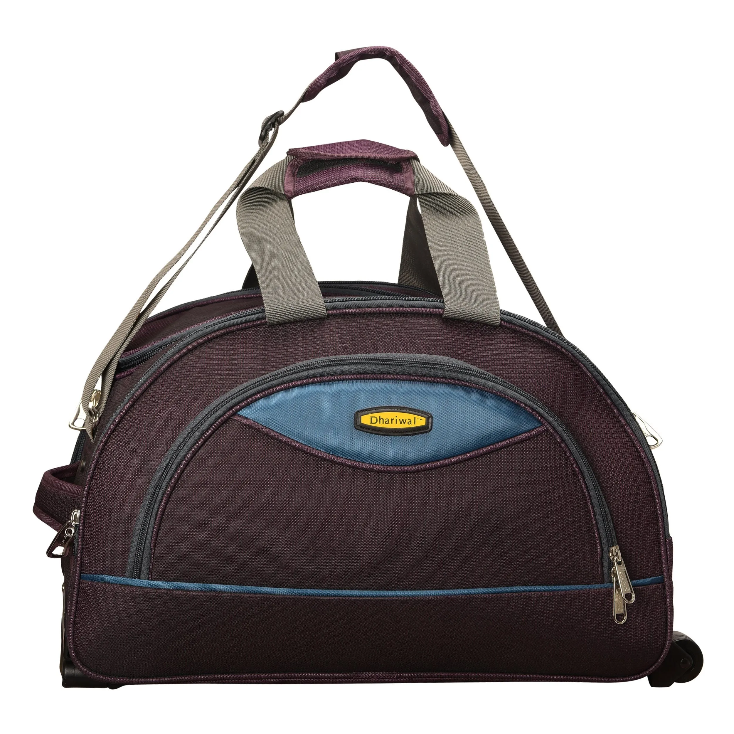 Dhariwal Rolling Trolley Duffle Bag [Size 20"] [Capacity(in L) 50L] [Model No. DB-704]