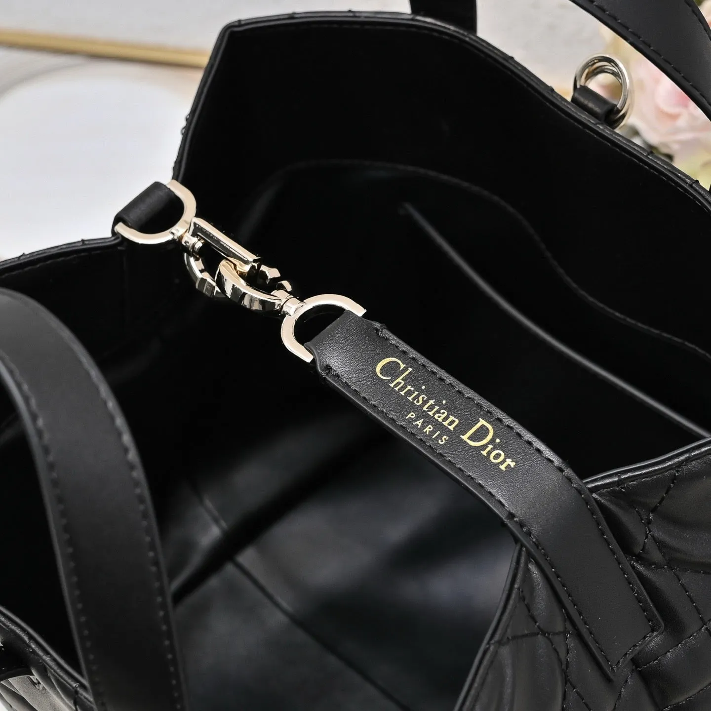 DR515 Small/Medium Dior Toujours Vertical Tote Bag