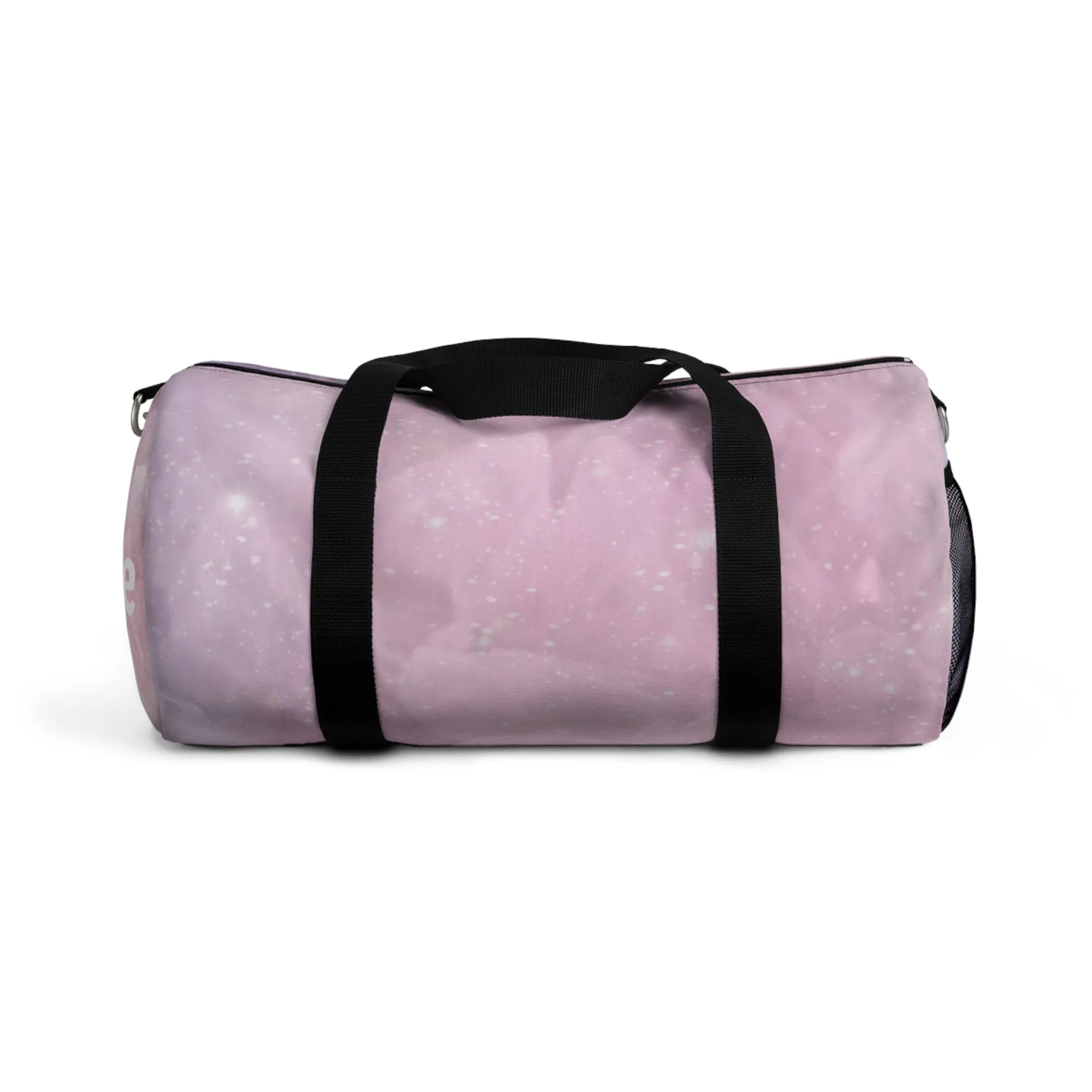 Duffel Bag: Pink Crystal Cluster Customizable Gym Bag