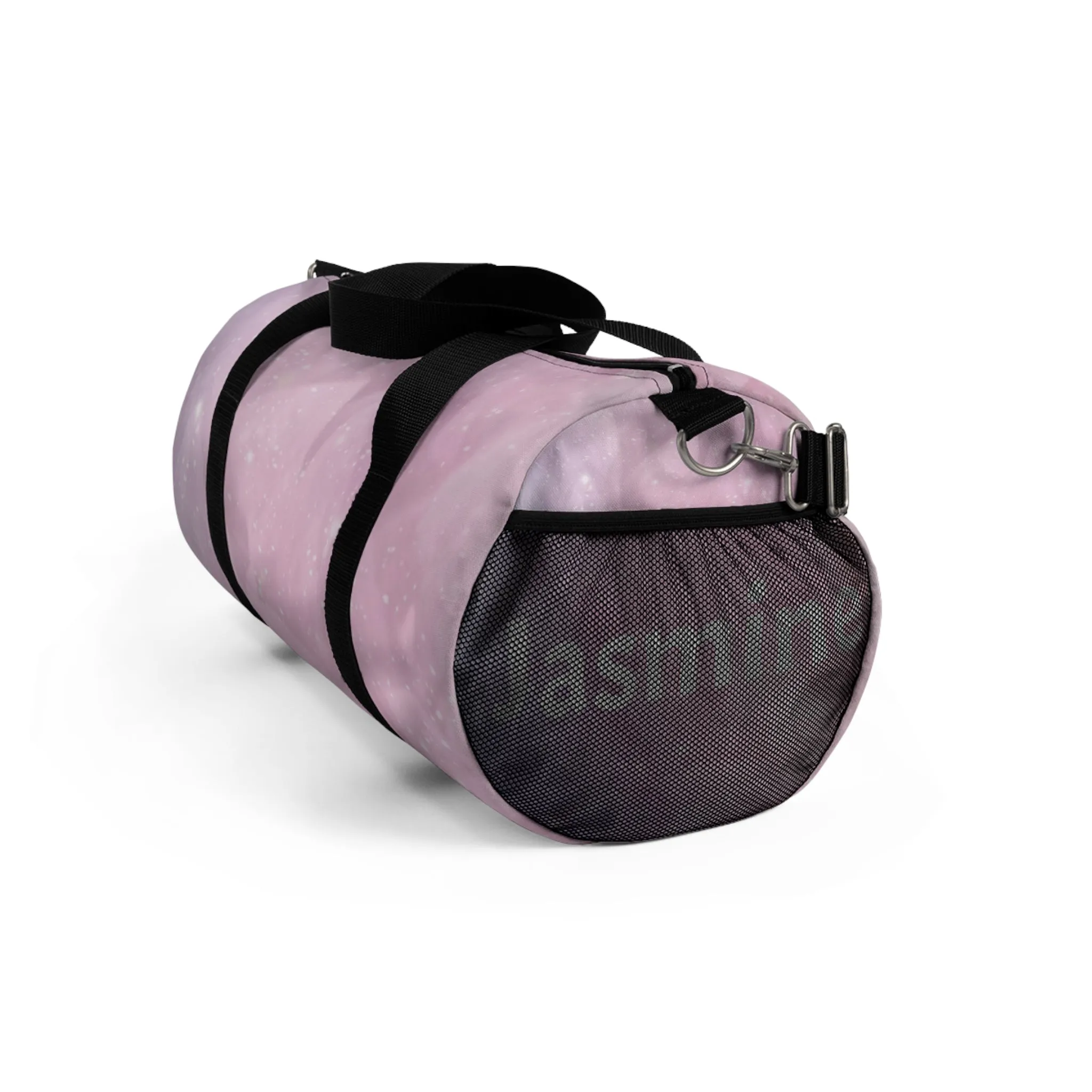 Duffel Bag: Pink Crystal Cluster Customizable Gym Bag