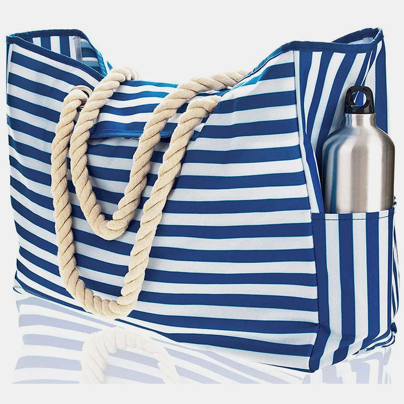 Extra Large Beach Bag Waterproof Sandproof Swim Pool Handbag Tote