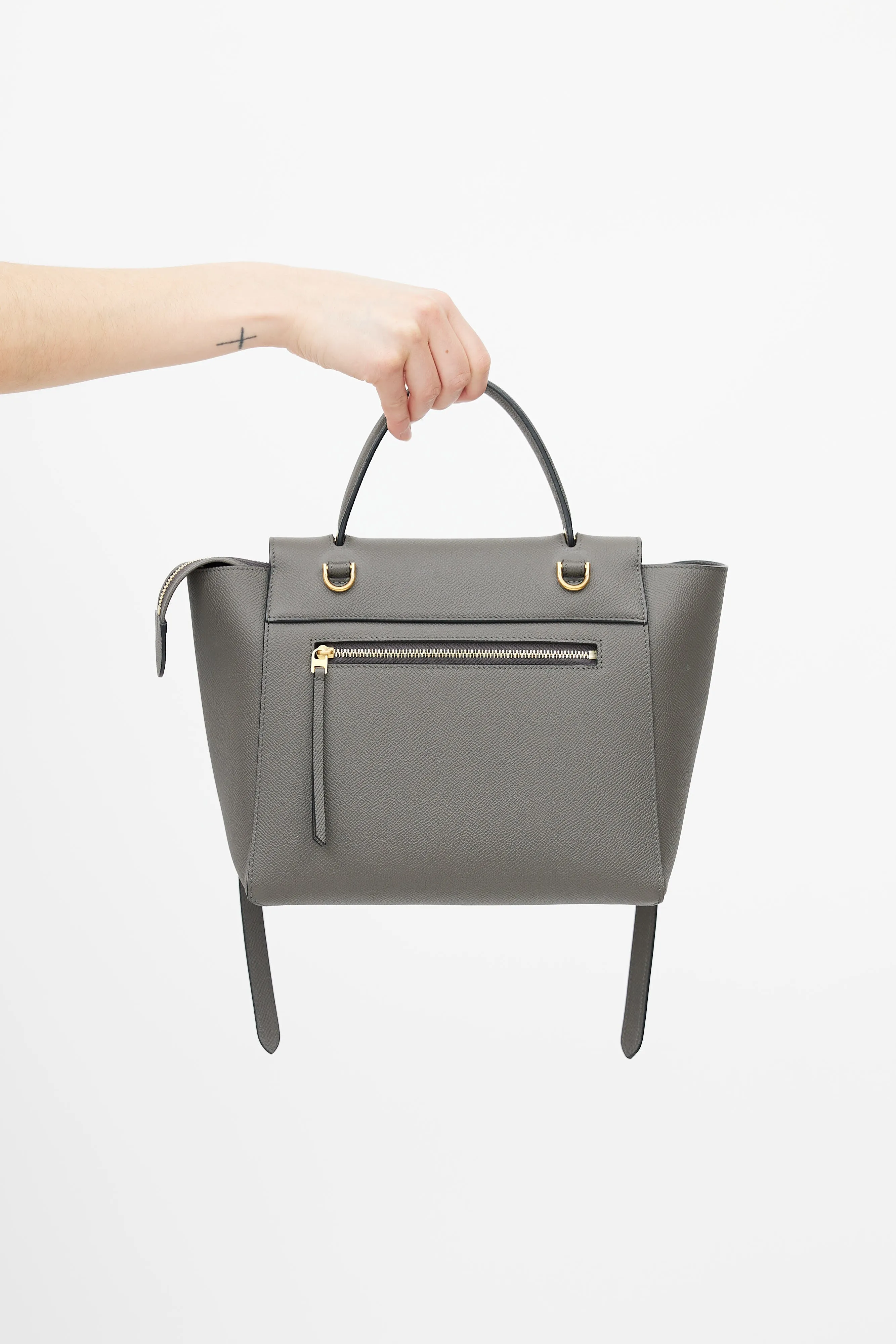 Grey Micro Belt Bag