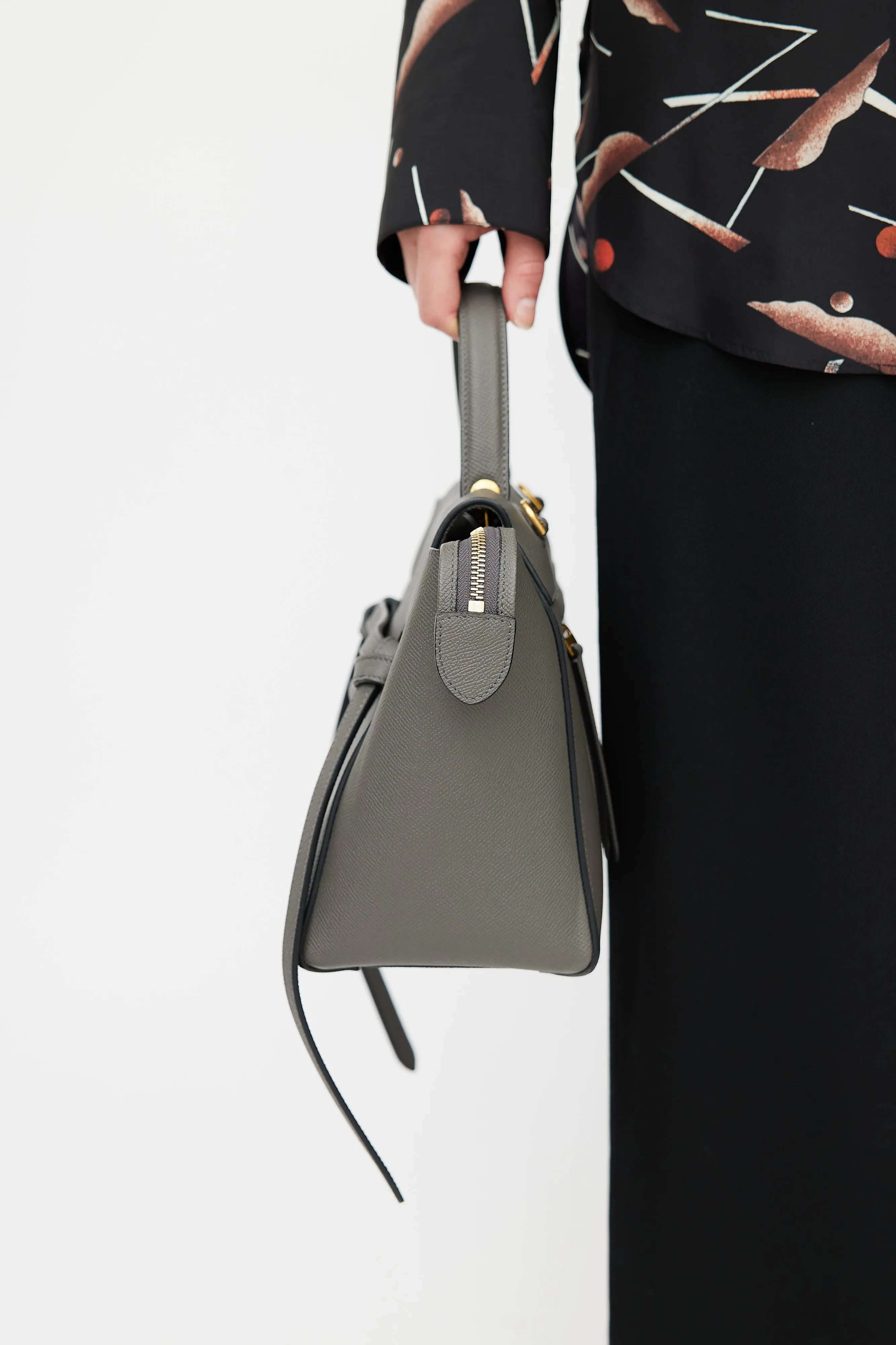 Grey Micro Belt Bag
