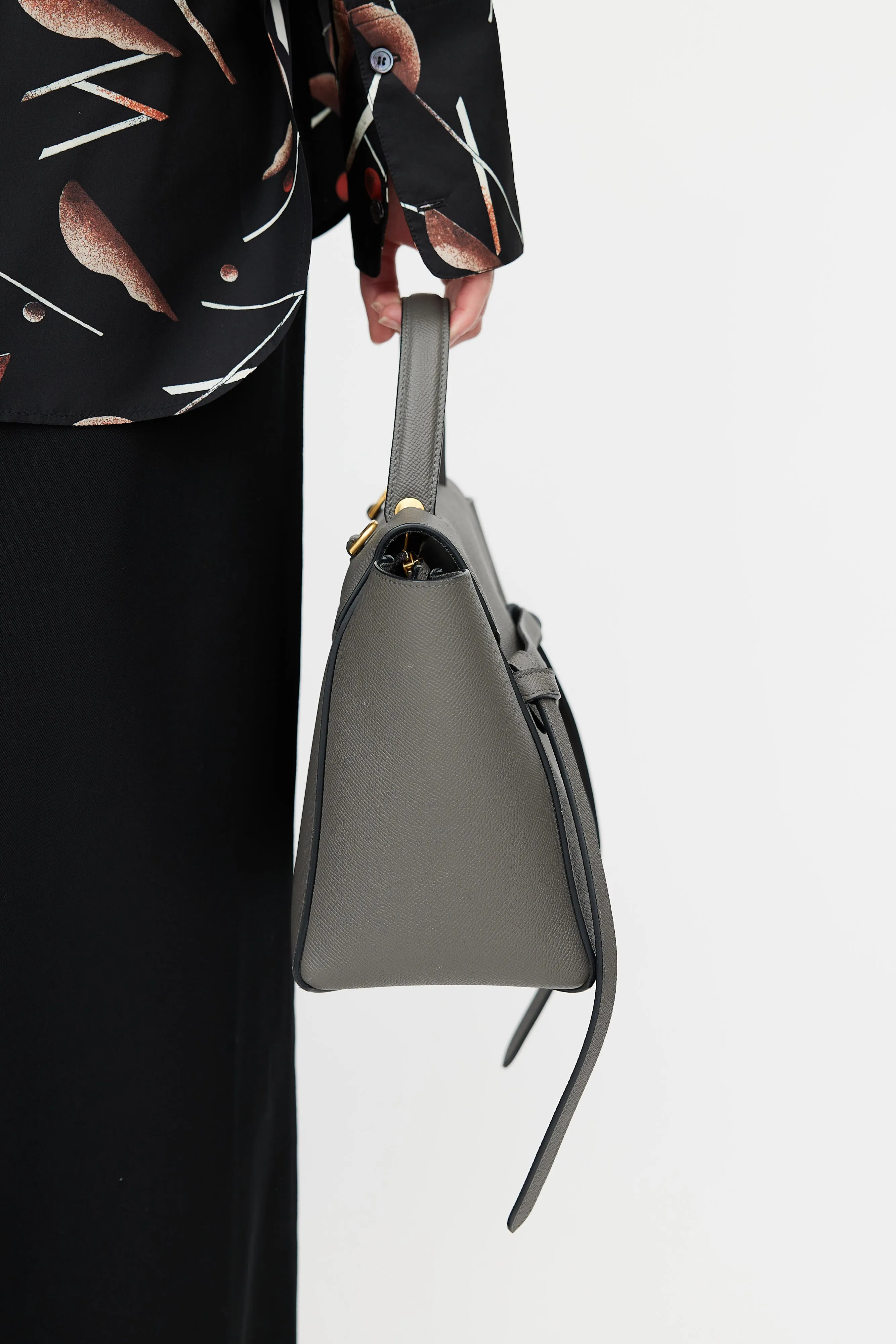 Grey Micro Belt Bag