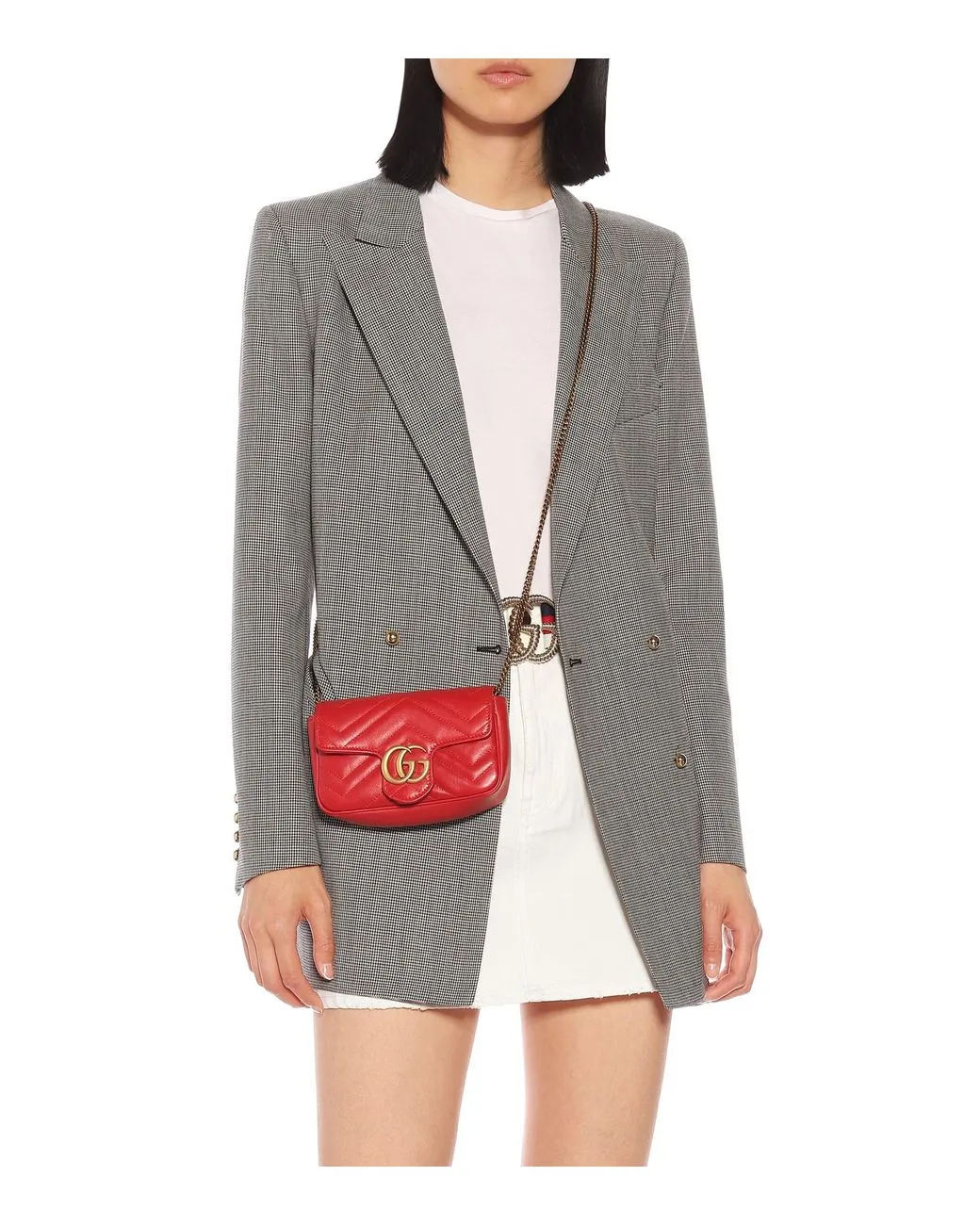 GUCCI GG MARMONT SMALL Matelassé BAG