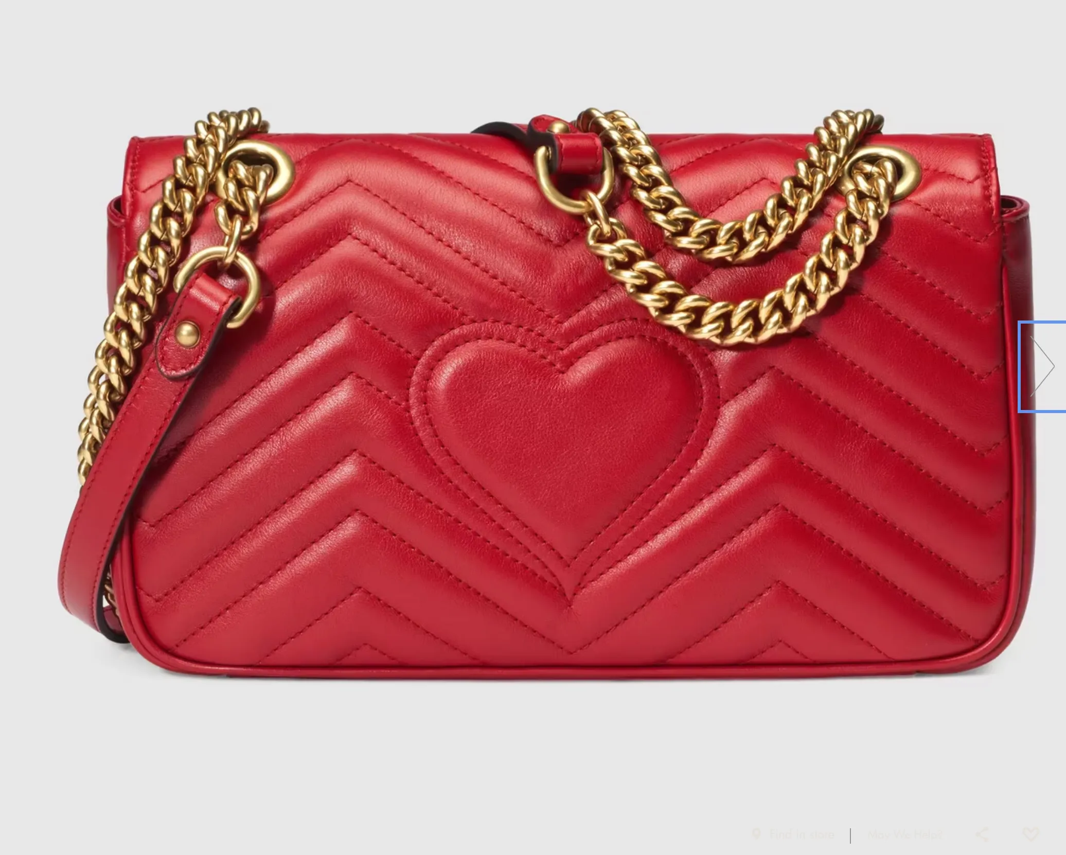 GUCCI GG MARMONT SMALL Matelassé BAG