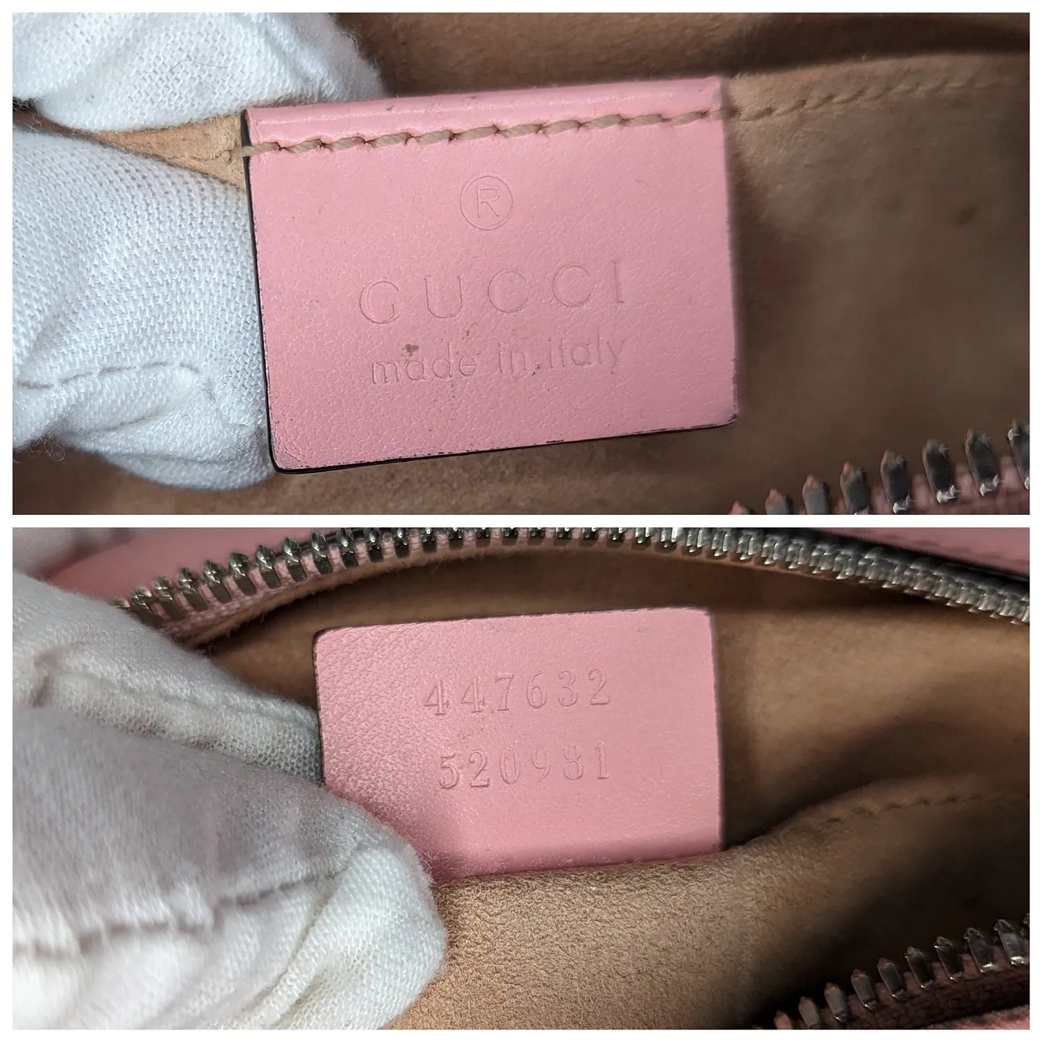 Gucci Pink Small GG Marmont Shoulder Bag