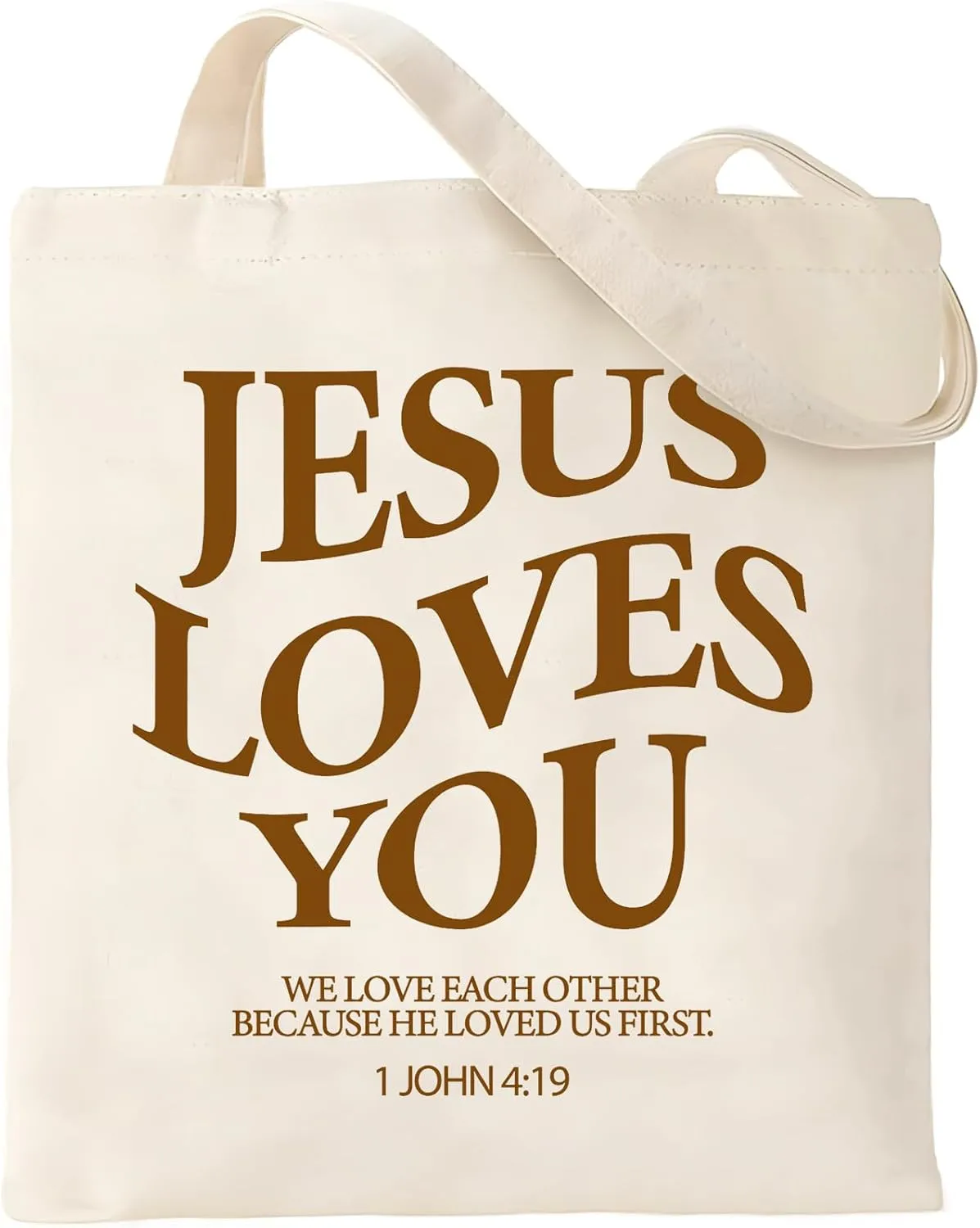 Haukea Aesthetic Canvas Tote Bag for Women Cute Cloth Trendy Tote Bags with Zipper Pockets Cotton Graphic Tote Bag