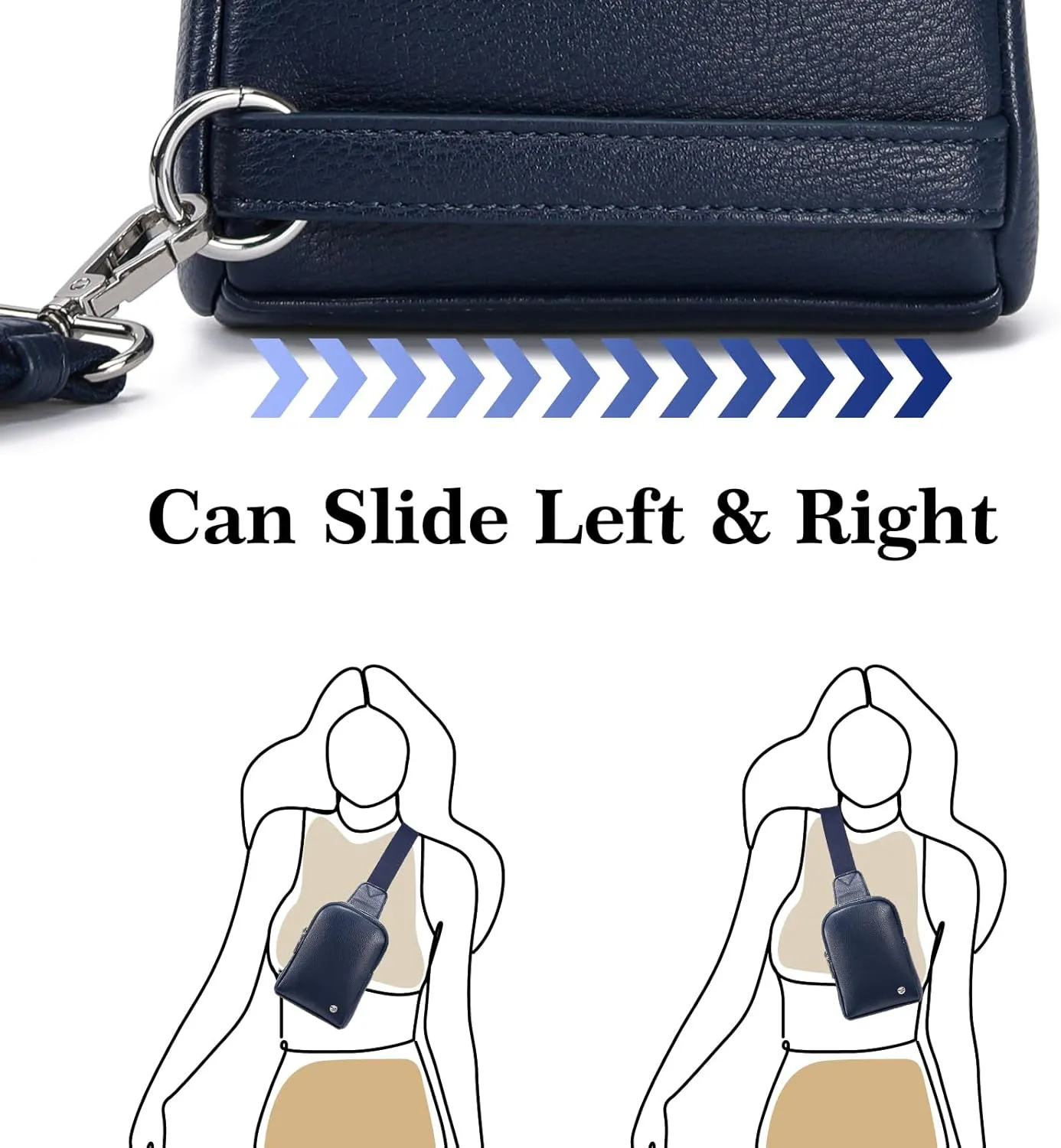 Haytijoe Small Crossbody Sling Bag for Women Travel Purses Anti Theft Cross Body Bag for Woman Fanny Packs