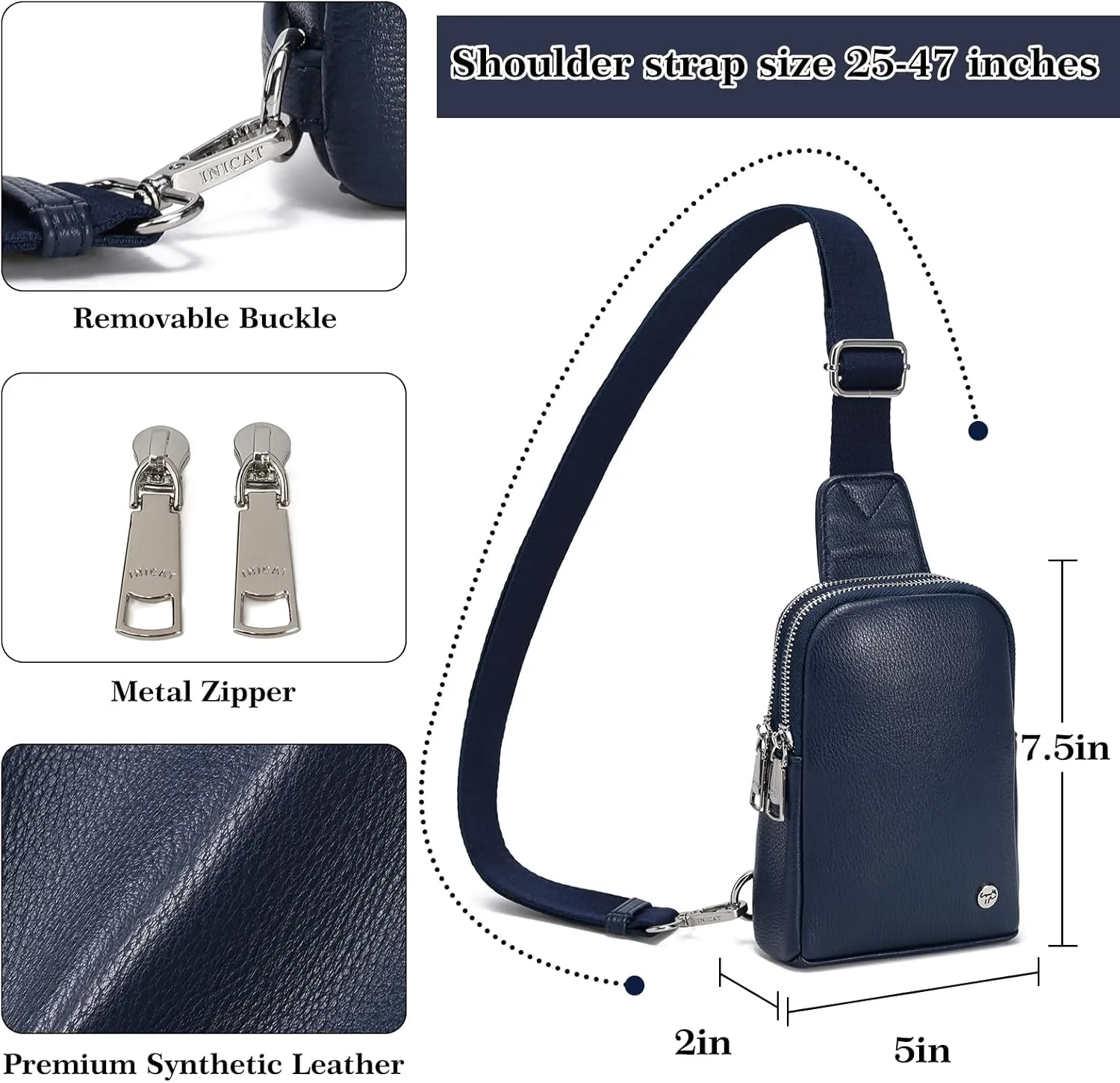 Haytijoe Small Crossbody Sling Bag for Women Travel Purses Anti Theft Cross Body Bag for Woman Fanny Packs
