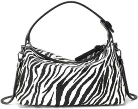 Hobo Bag for Women Vegan Leather Small Tote Crossbody Shoulder Purse Top Handle Handbag Satchel with Metal Chain