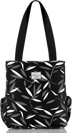 KAMO Floral Tote Bag - Waterproof Lightweight Handbags Travel Shoulder Bag for Hiking Yoga Gym Swimming Travel Beach