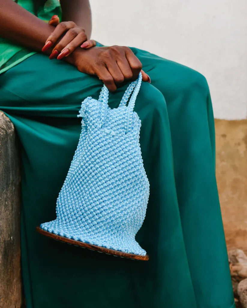 KAYADUA Agudie Round Base Kneated Bucket Handbag