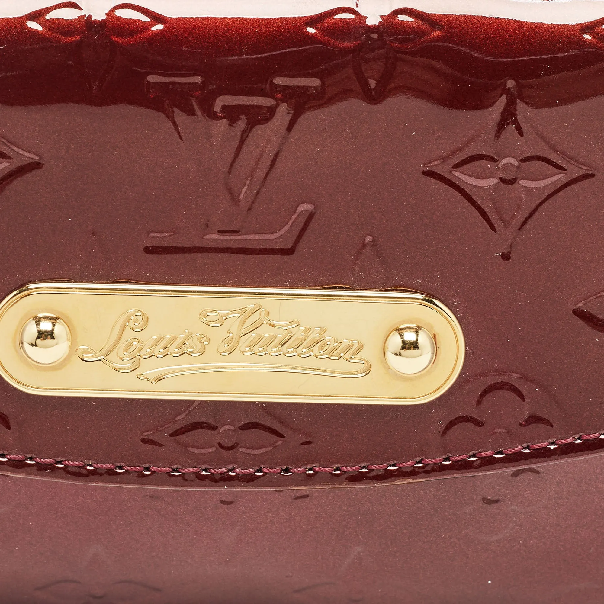 Louis Vuitton Amarante Monogram Vernis Sunset Boulevard Bag