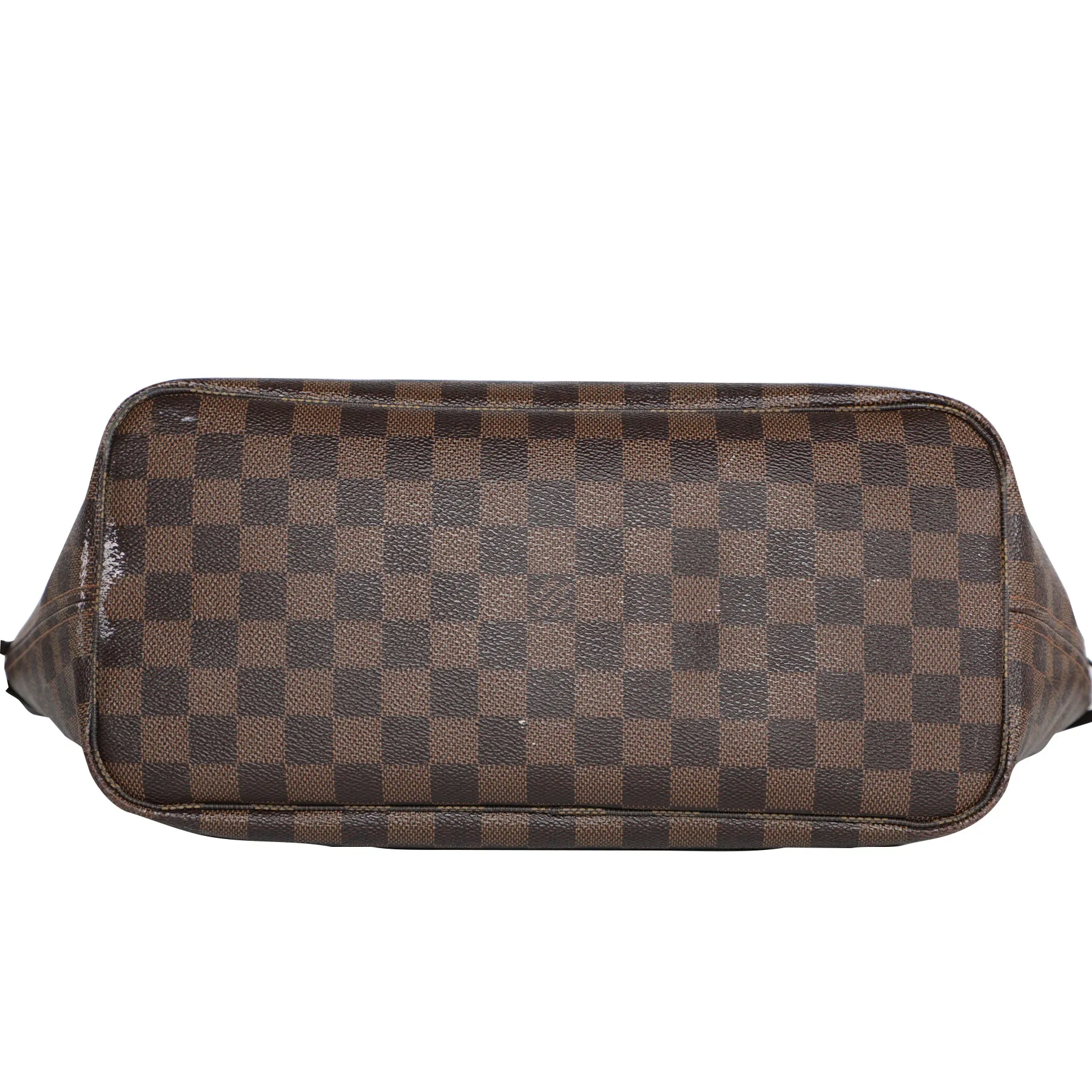 Louis Vuitton Damier Never Full Tote Leather Shoulder Bag