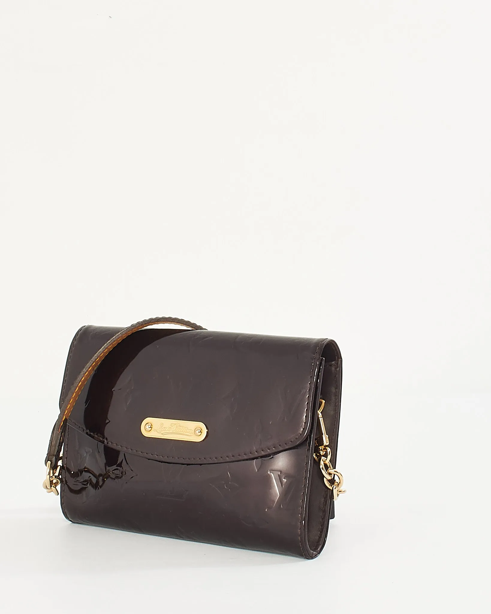 Louis Vuitton Monogram Vernis Amarante Sunset Boulevard Shoulder Bag
