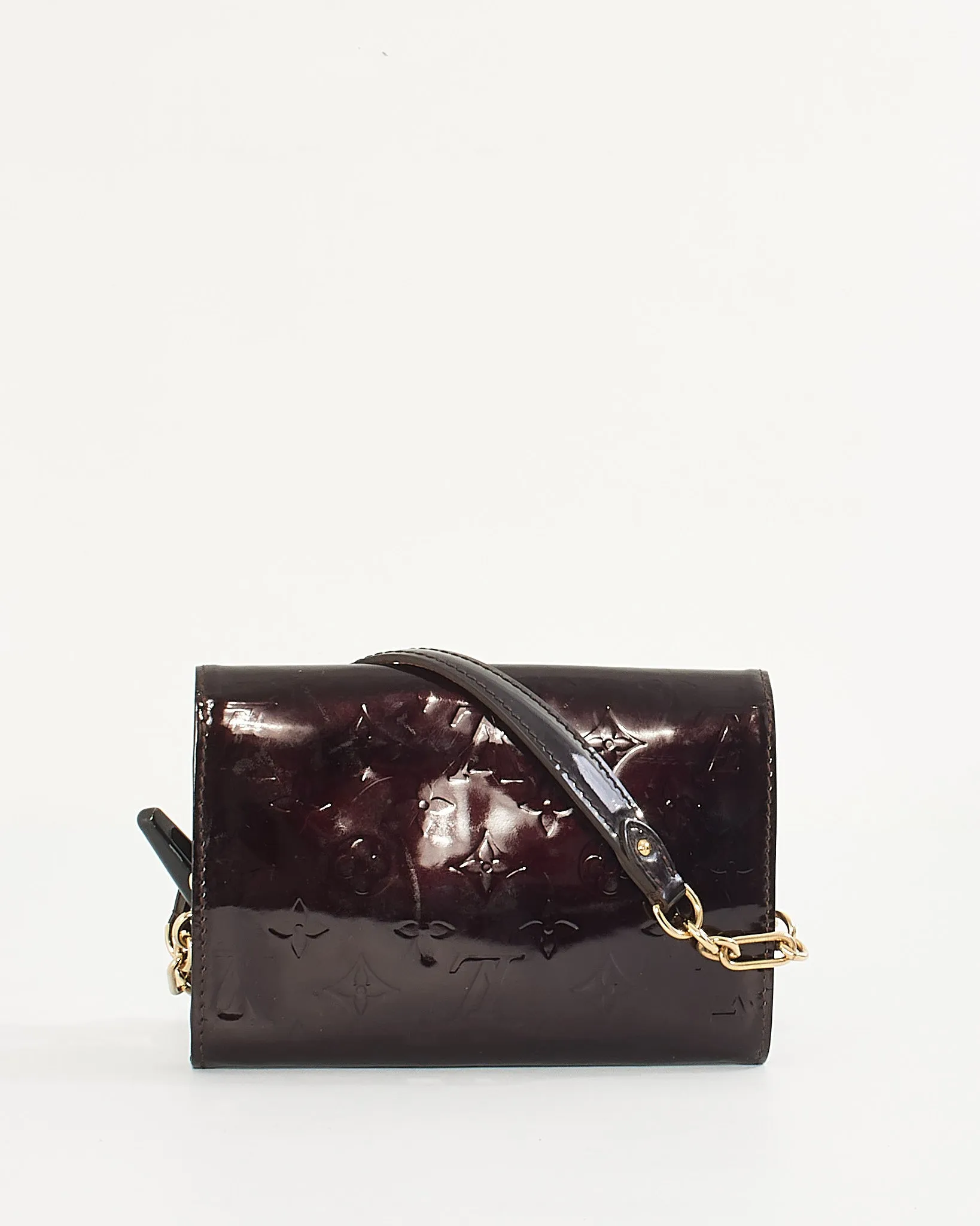 Louis Vuitton Monogram Vernis Amarante Sunset Boulevard Shoulder Bag
